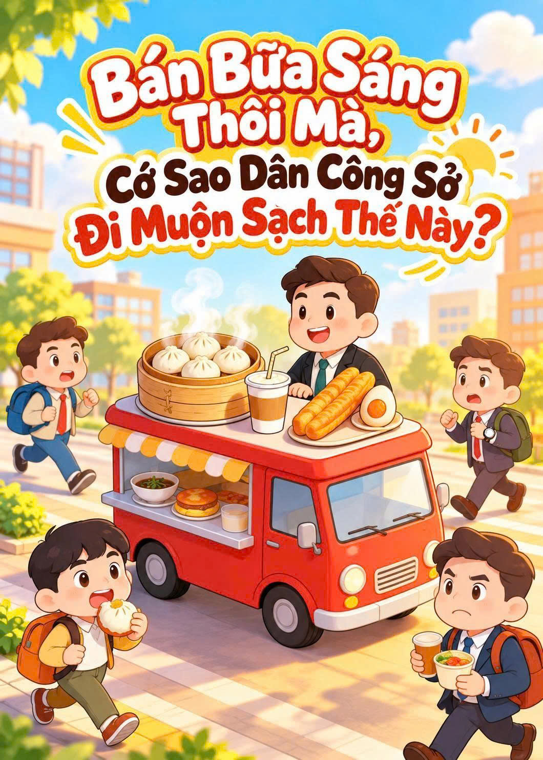 Bán Bữa Sáng Thôi Mà, Cớ Sao Dân Công Sở Đi Muộn Sạch Thế Này? (Dịch)